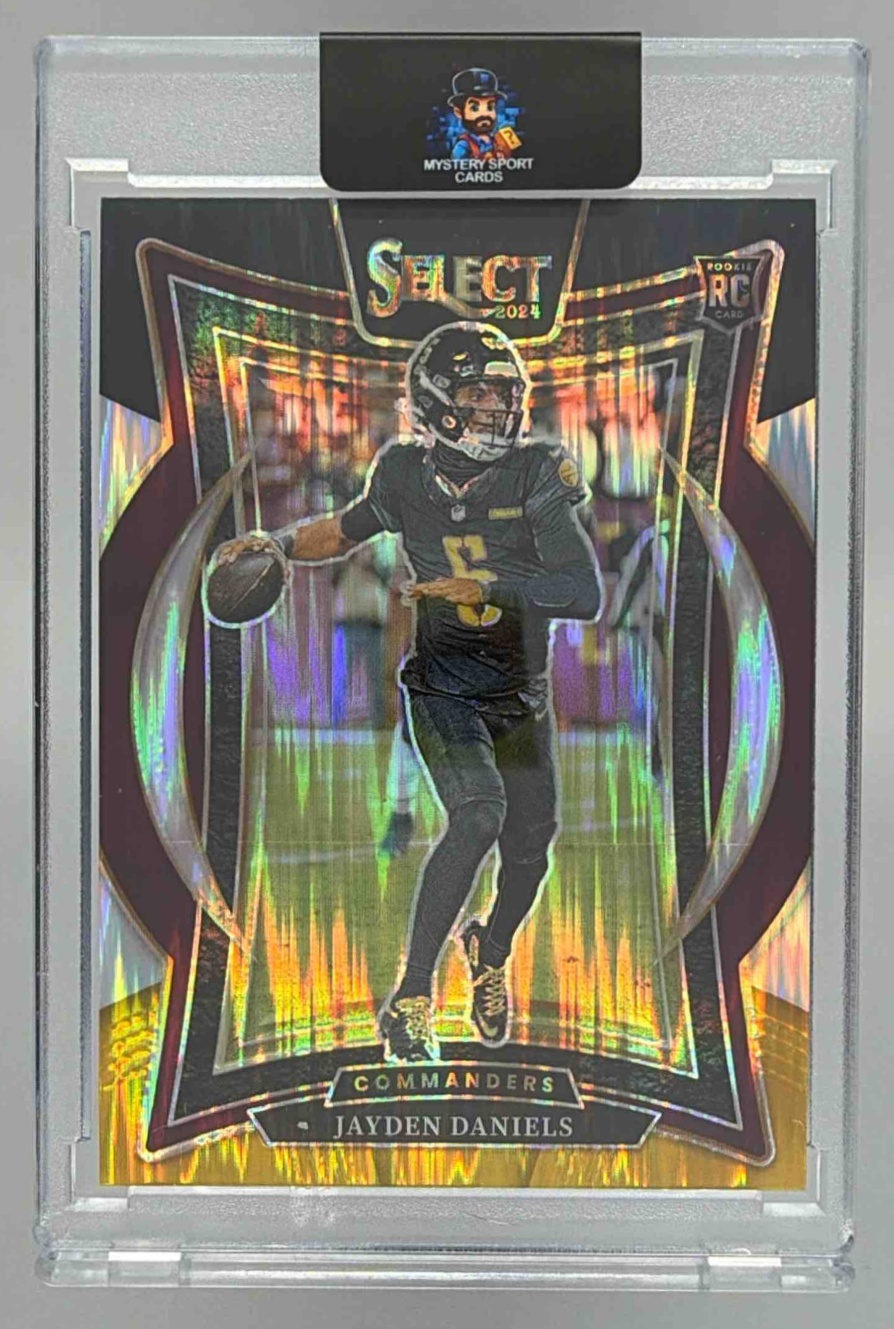 Card image for 2024 Panini Select Jayden Daniels Concourse #26 RC Commanders