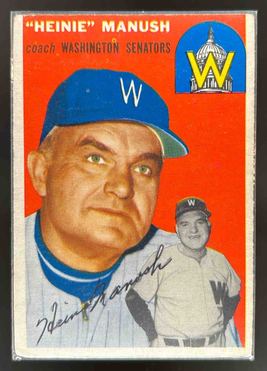 Card image for 1994 TOPPS BASEBALL ARCHIVES 1954 HEINIE MANUSH #187
