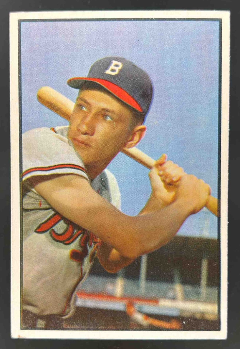 Card image for 1953 BOWMAN BASEBALL COLOR JACK DANIELS #83 RC