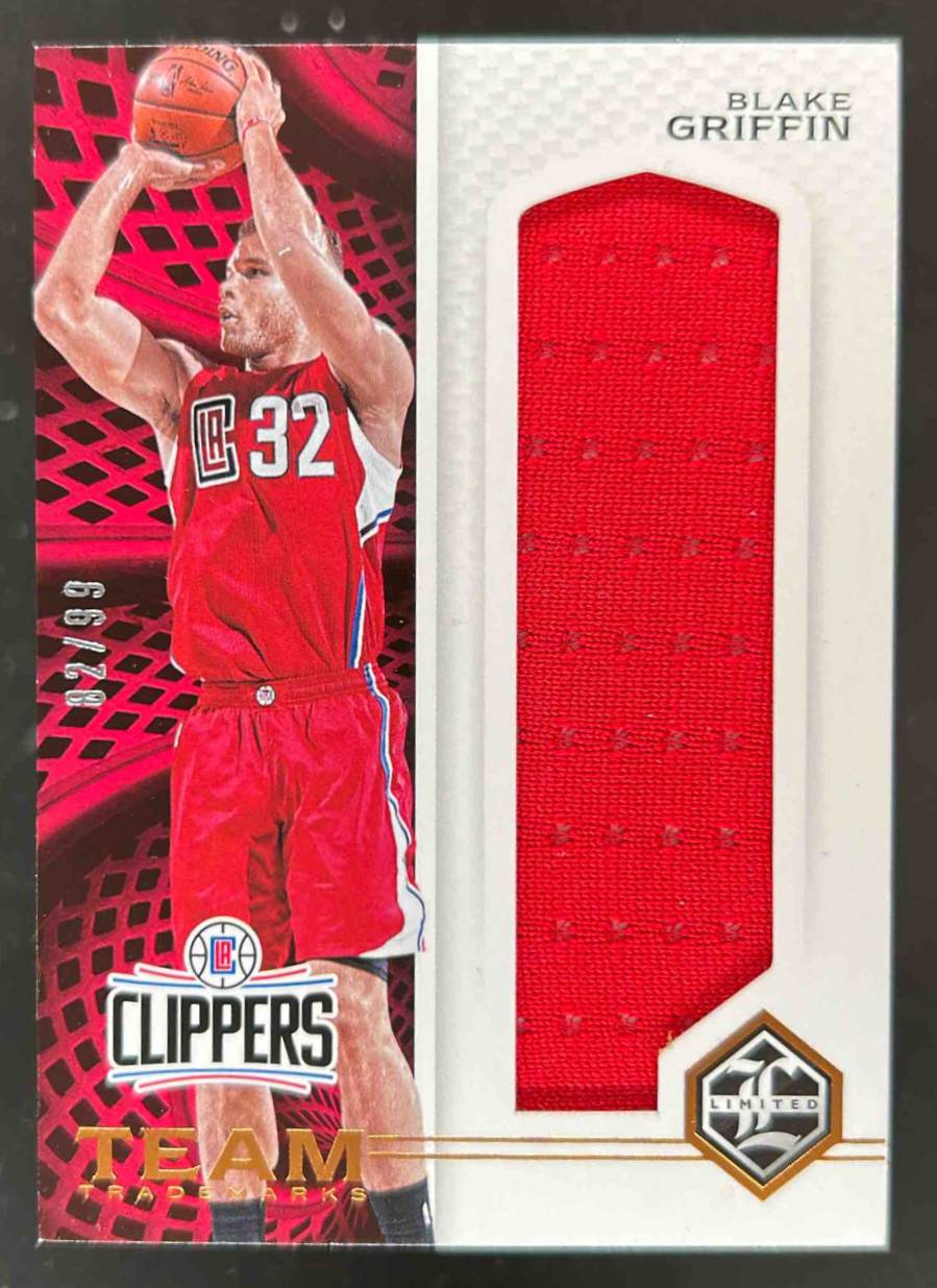 Card image for 2016-17 Panini Limited Blake Griffin Team Trademarks 82 /99 #13