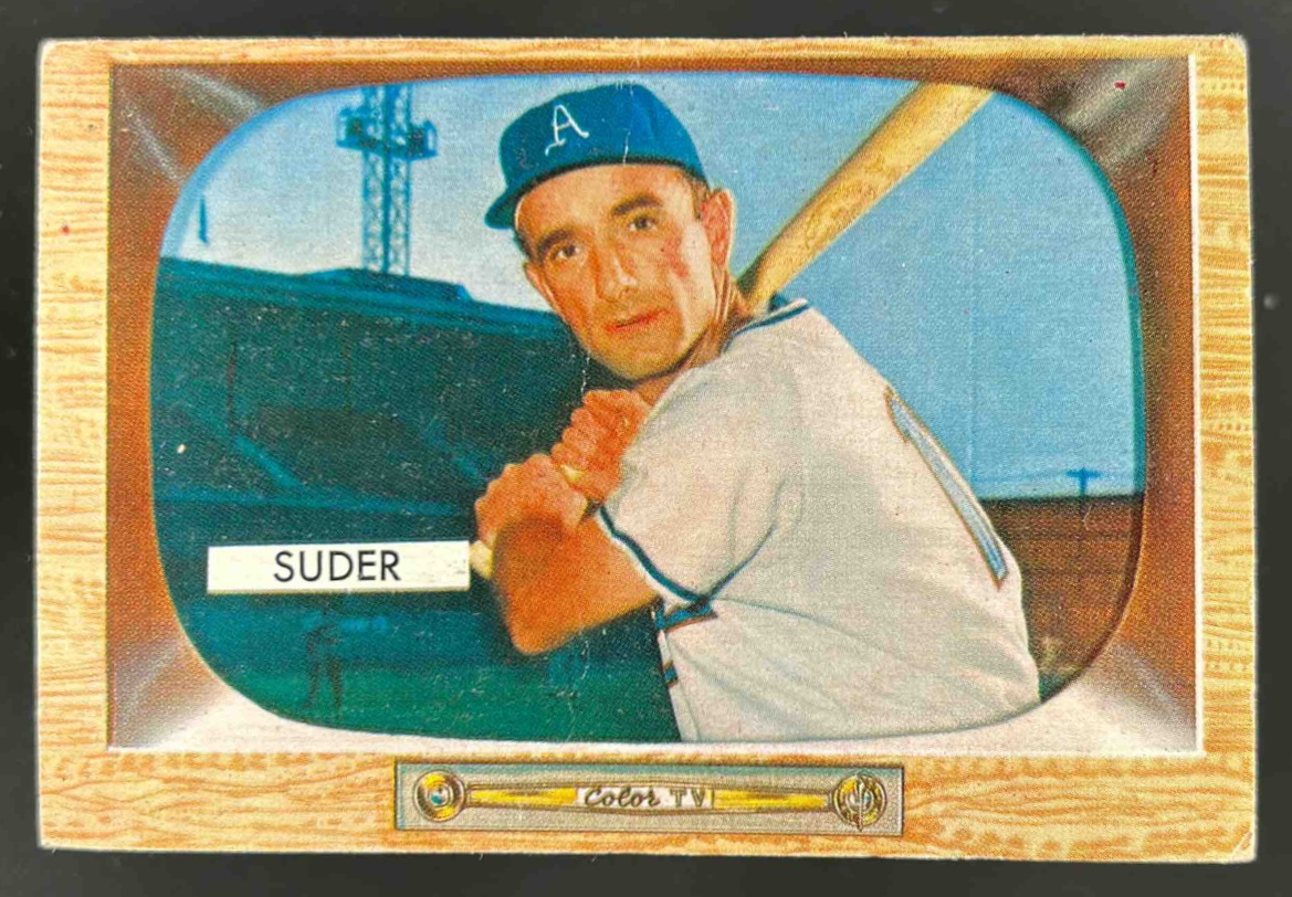 Card image for 1955 BOWMAN BASEBALL PETE SUDER #6