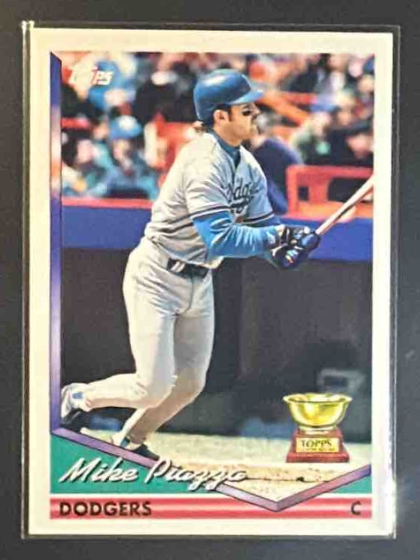 Card image for 1994 Topps Mike Piazza #1 RC Dodgers