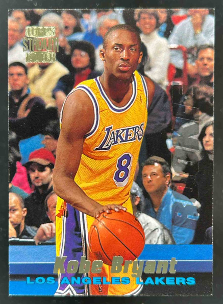 Card image for 1996-97 Topps Stadium Club Kobe Bryant Rookies (Series One) #R12 RC Rookie