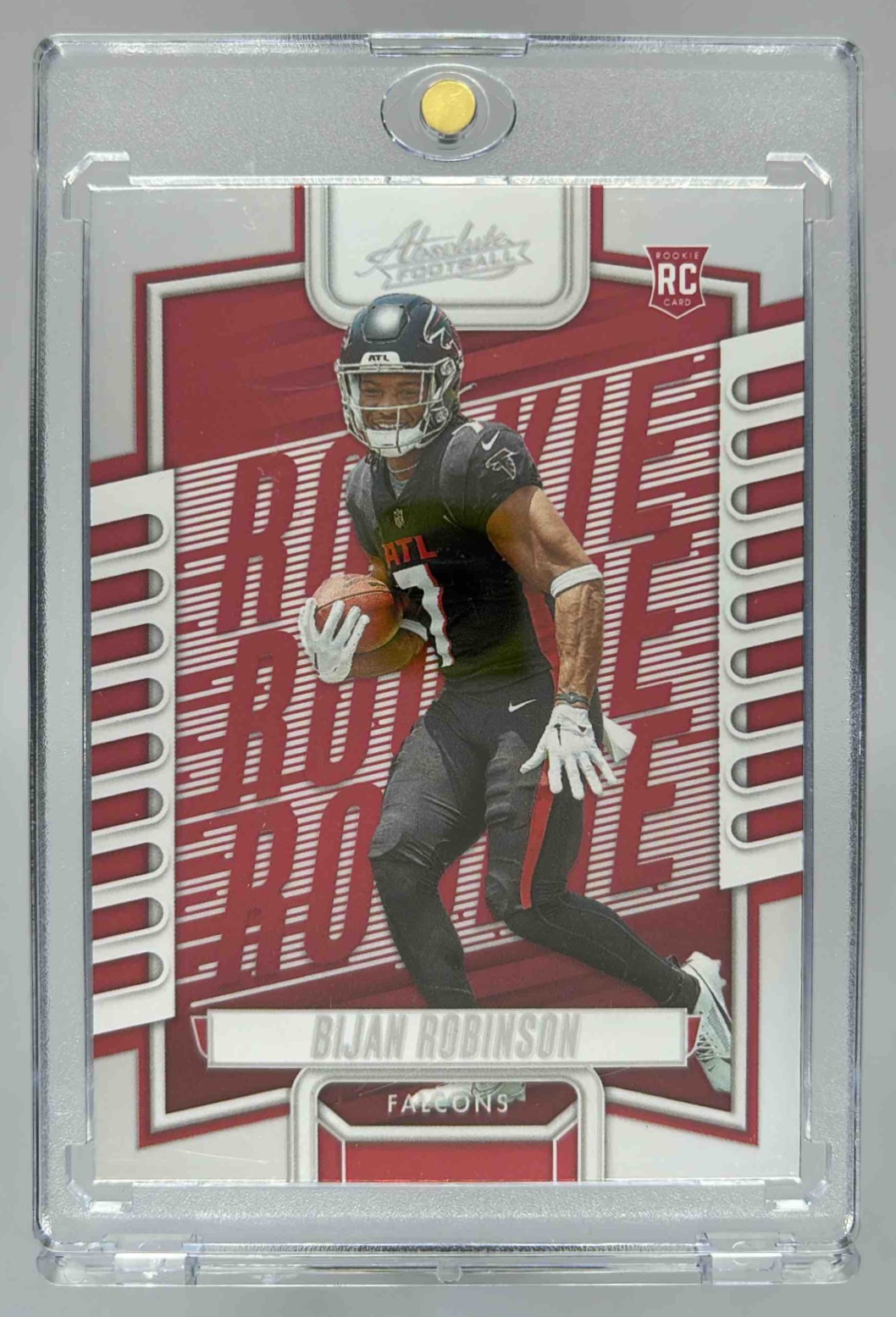 Card image for 2023 Panini Football Donruss Bijan Robinson The Rookies #4 RC Atlanta Falcons