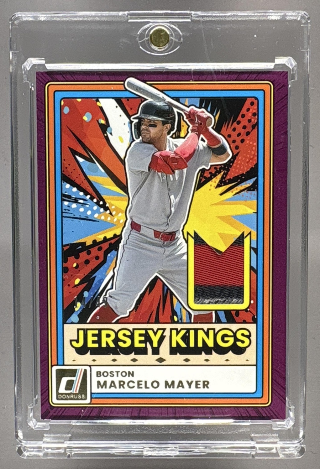 2026 PANINI DONRUSS MARCELO MAYER #JK-MM JERSEY KINGS PATCH RED SOX