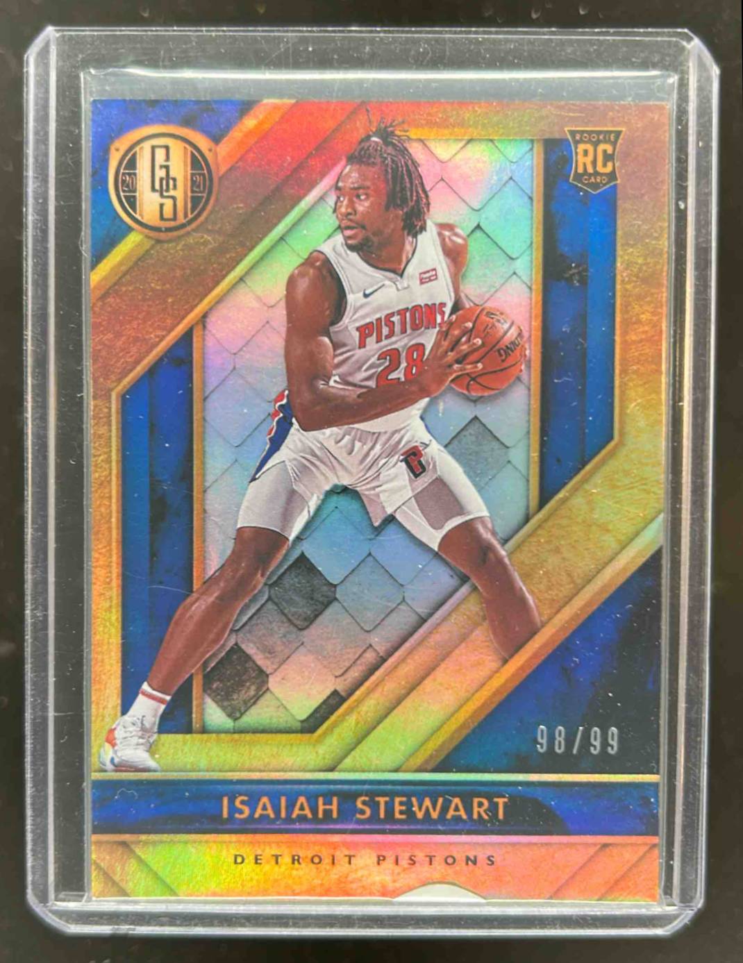 Card image for 2020-21 PANINI CHRONICLES ISAIAH STEWART #481 98/99 RC DETROIT PISTONS