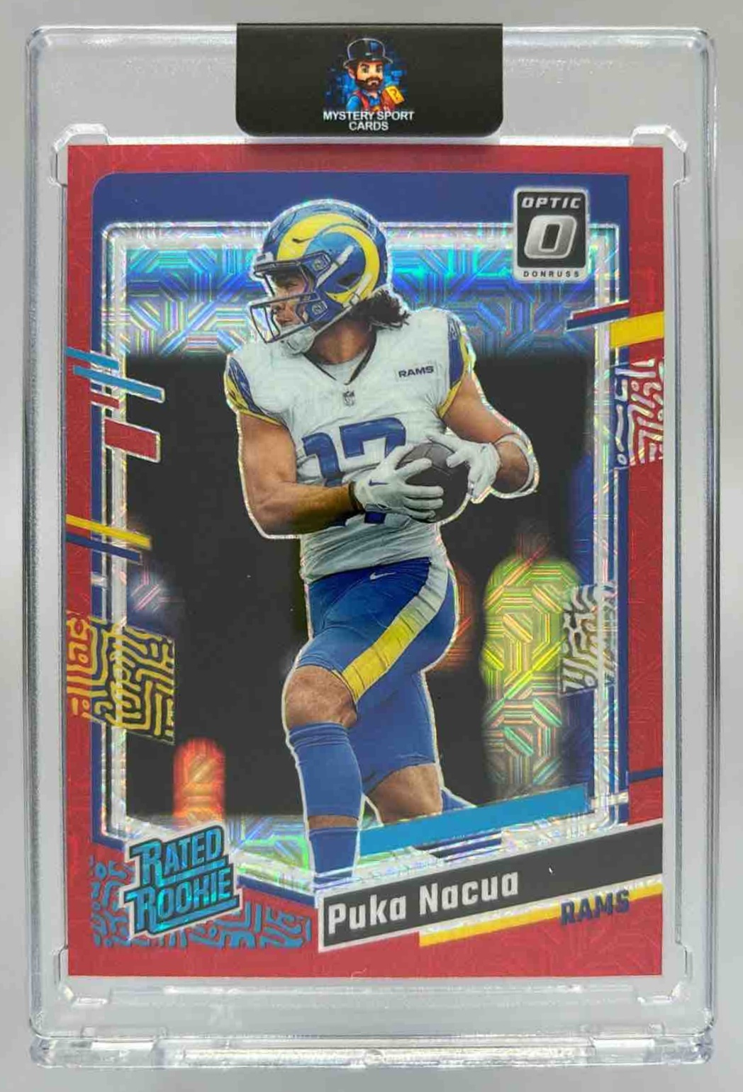 Card image for 2023 Panini Donruss Optic Puka Nacua #238 Rated Rookie RC Rams