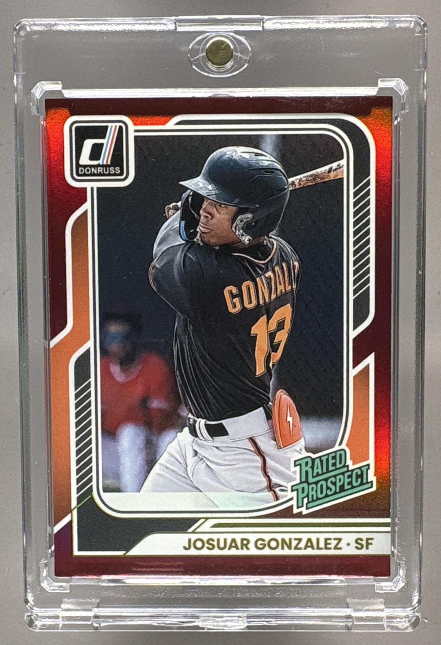 2026 PANINI DONRUSS JOSUAR GONZALEZ #168 RATED PROSPECTS RED /250 PROSPECT