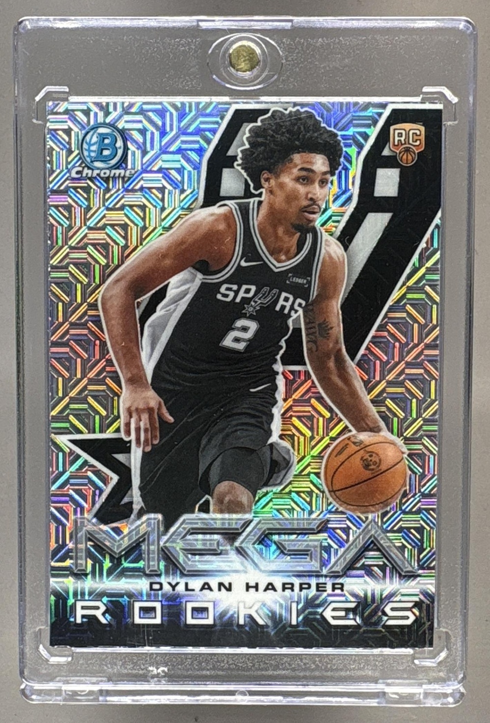 2025-26 BOWMAN DYLAN HARPER #MR-2 MEGA ROOKIES RC SPURS