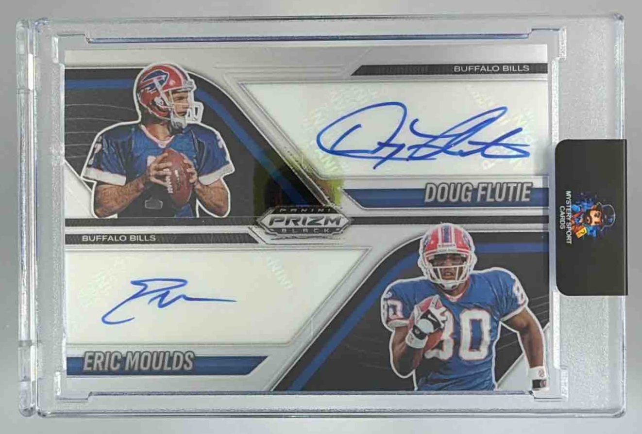 Card image for 2025 Panini Prizm Black Doug Flutie Prolific Signatures #PS-DFE Auto Bills