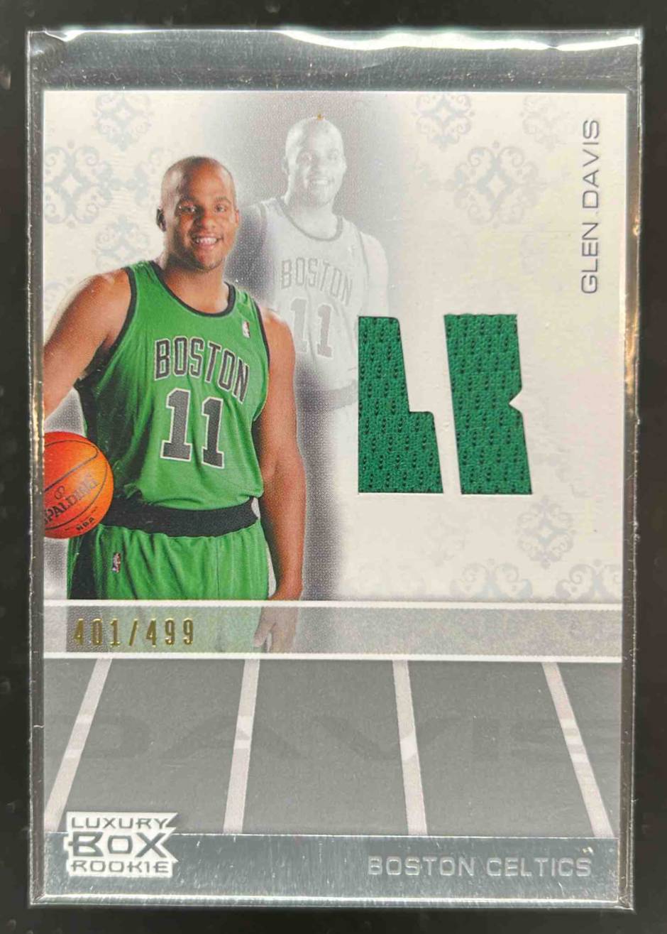 Card image for 2007-08 Topps Luxury Box Glen Davis Rookie Relics 401 /499 #RR-GD MEM RC Rookie