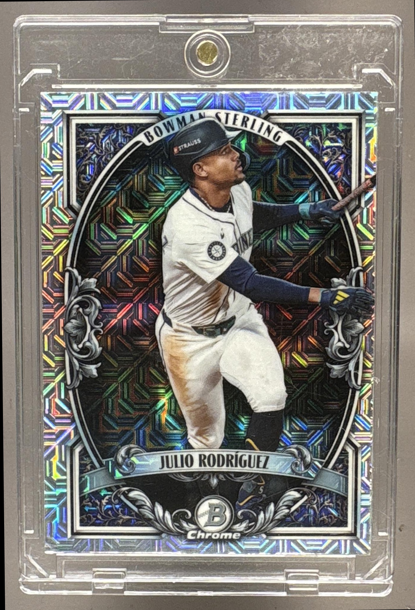 2026 BOWMAN MEGA BOX JULIO RODRIGUEZ #BST-3 STERLING CHROME MOJO REFRACTOR