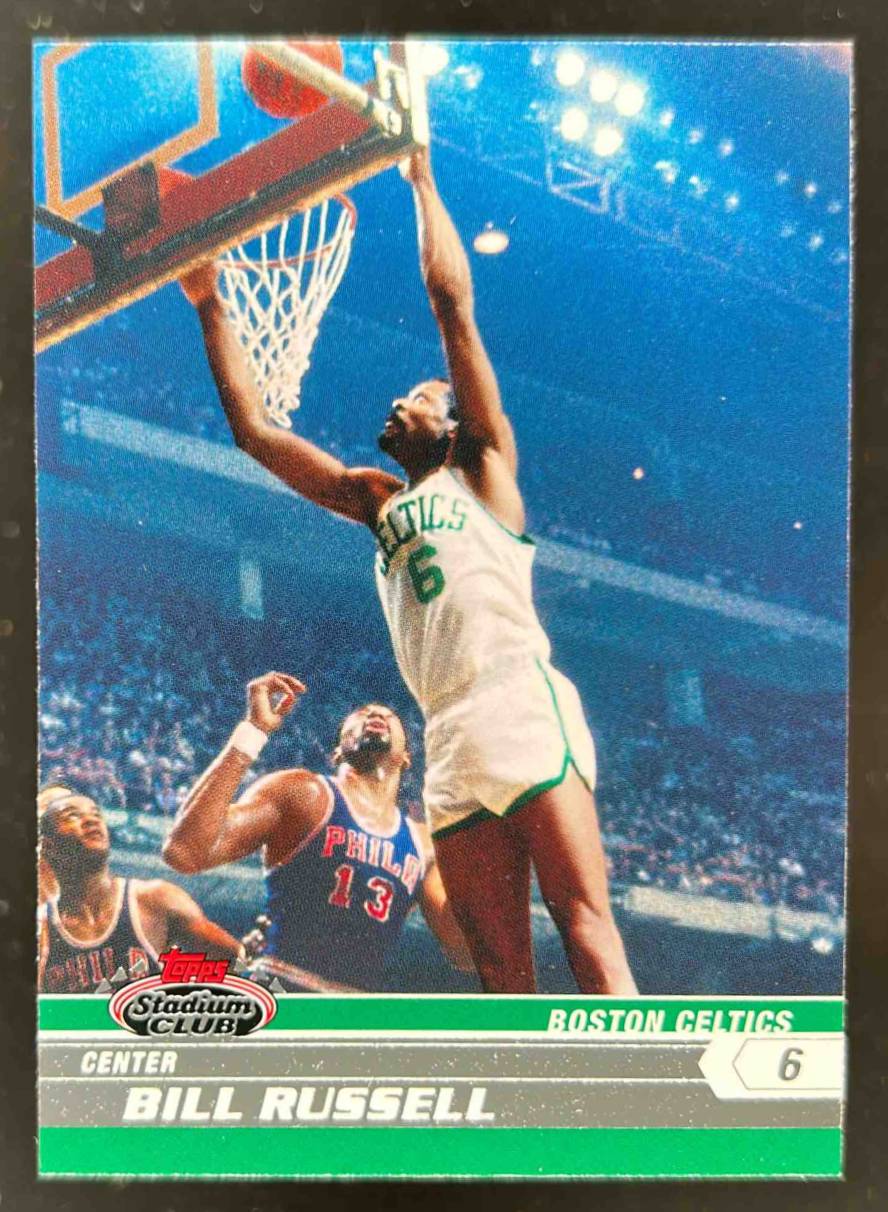 Card image for 2007-08 TOPPS STADIUM CLUB BILL RUSSELL #88 BOSTON CELTICS