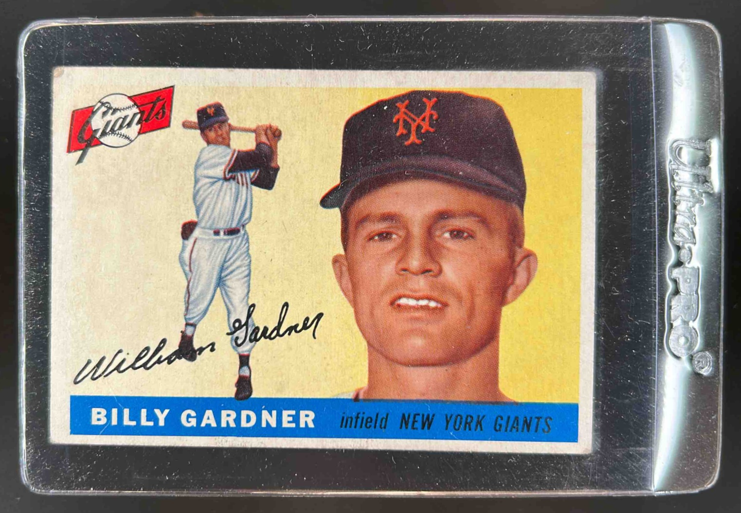 Card image for 1955 TOPPS BASEBALL BILLY GARDNER #27 RC NEW YORK GIANTS