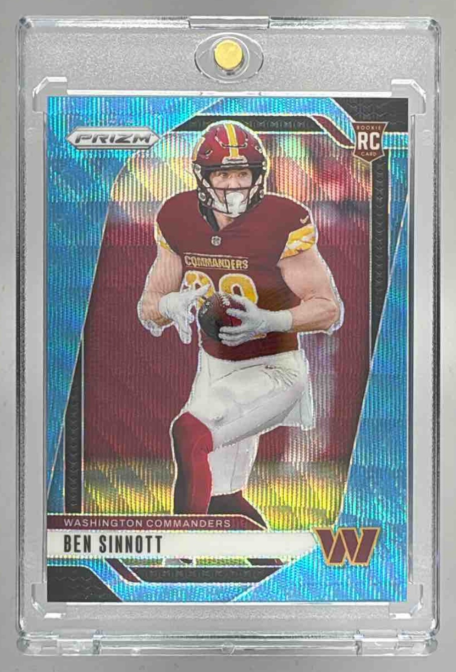 Card image for 2024 Panini Prizm Ben Sinnott Pandora /400 #307 RC Commanders