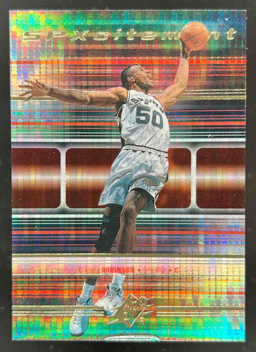 Card image for 1999-00 SPX DAVID ROBINSON #S13 SPXCITEMENT SAN ANTONIO SPURS
