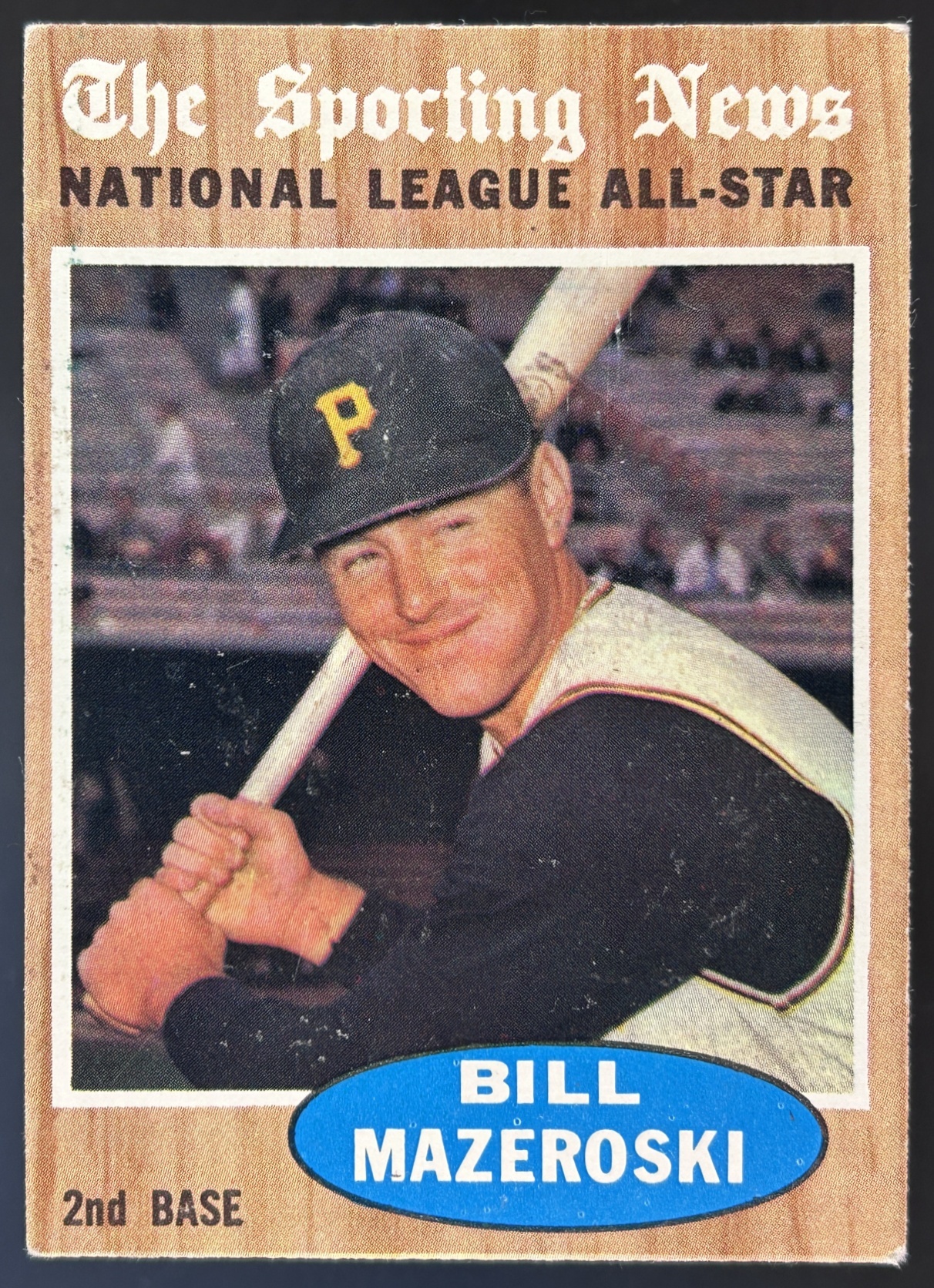 Card image for 1962 TOPPS BILL MAZEROSKI #391 PITTSBURGH PIRATES MIDGRADE