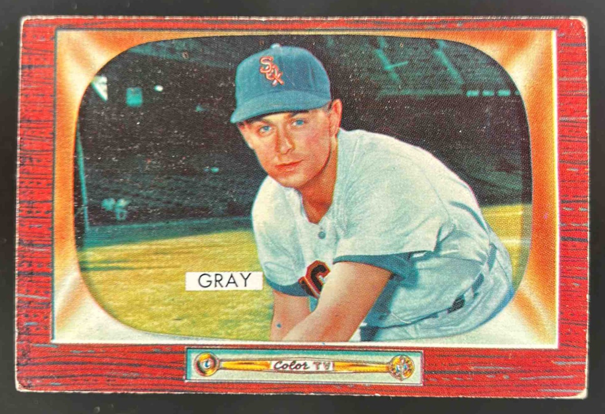 Card image for 1955 BOWMAN BASEBALL TED GRAY #86 CHICAGO WHITE SOX