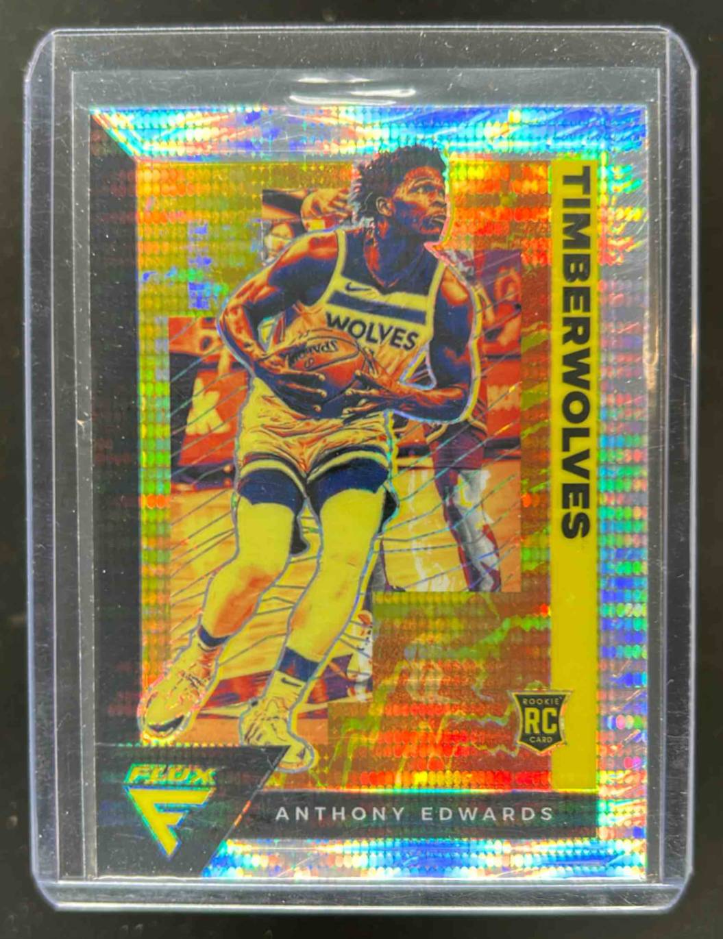 Card image for 2020-21 PANINI FLUX ANTHONY EDWARDS #202 RC ROOKIE MINNESOTA TIMBERWOLVES