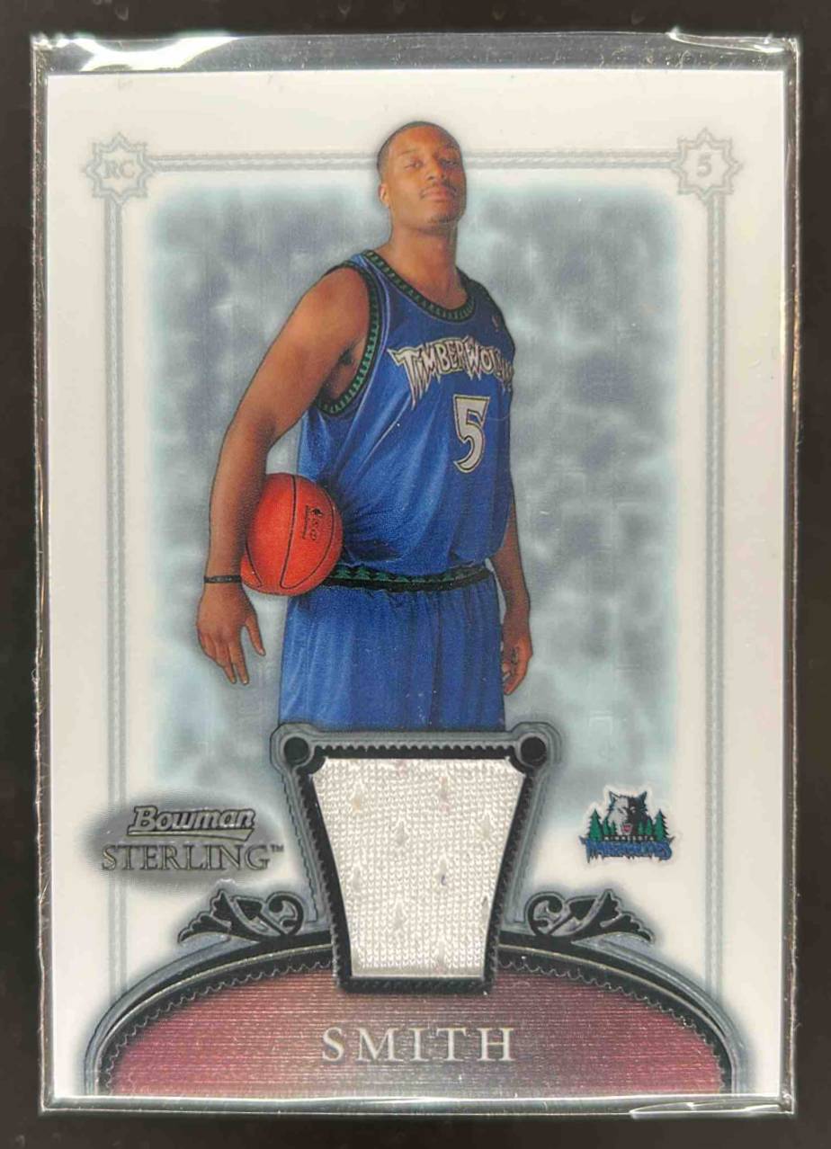 Card image for 2006-07 BOWMAN STERLING CRAIG SMITH #63 MEM RC ROOKIE MINNESOTA TIMBERWOLVES