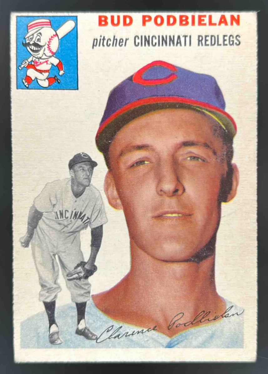 Card image for 1954 TOPPS BASEBALL BUD PODBIELAN #69