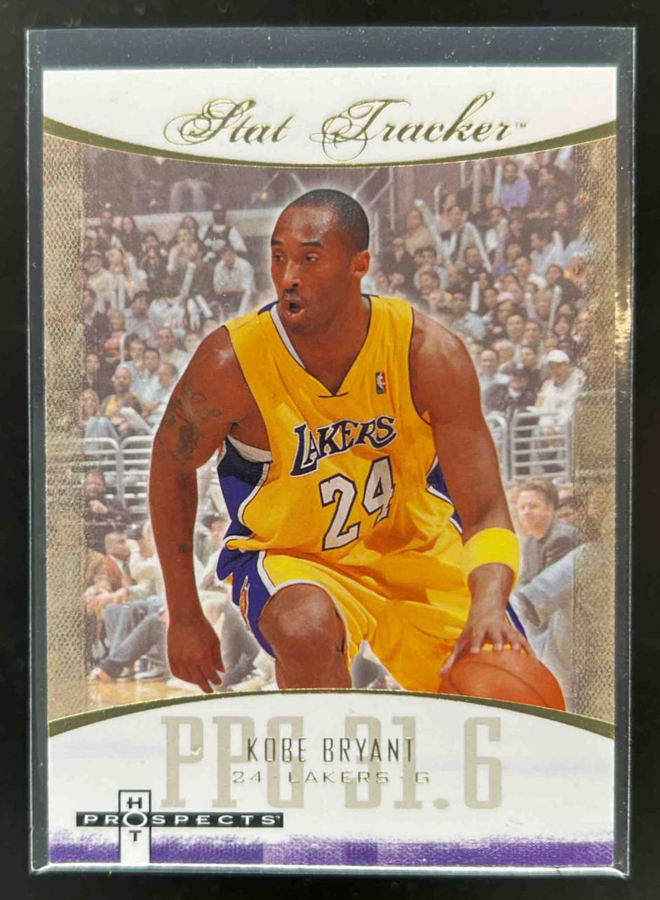 Card image for 2007-08 FLEER HOT PROSPECTS KOBE BRYANT STAT TRACKER #ST-21 LOS ANGELES LAKERS