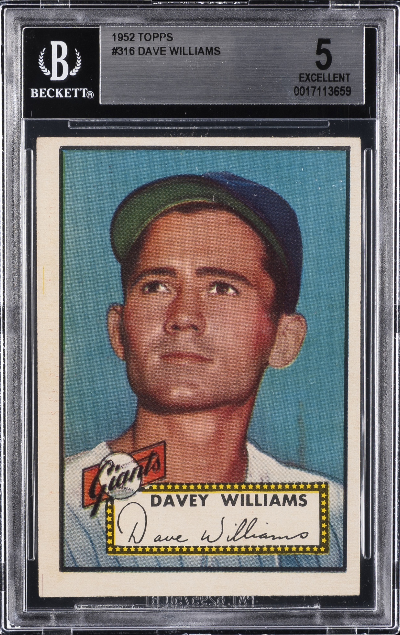1952 Topps high-number graded card