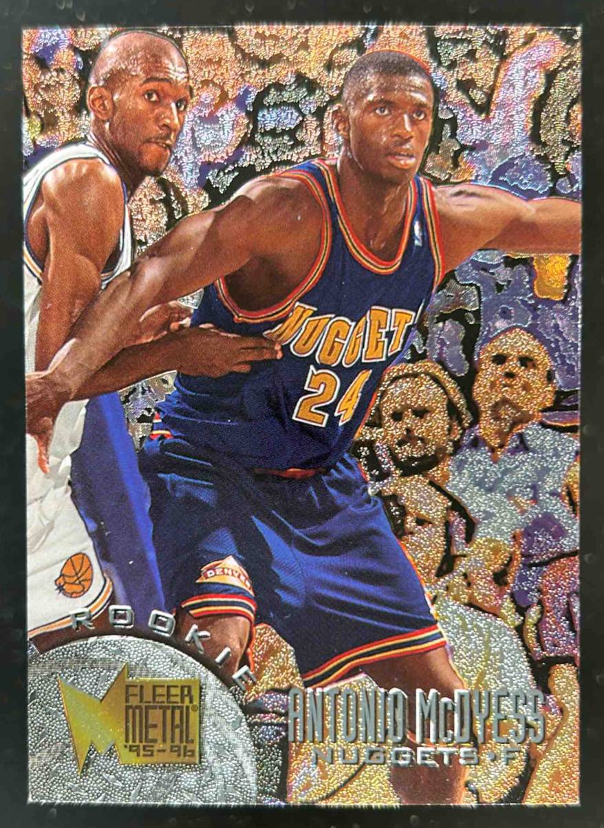 Card image for 1995-96 FLEER METAL ANTONIO MCDYESS #143 RC ROOKIE DENVER NUGGETS