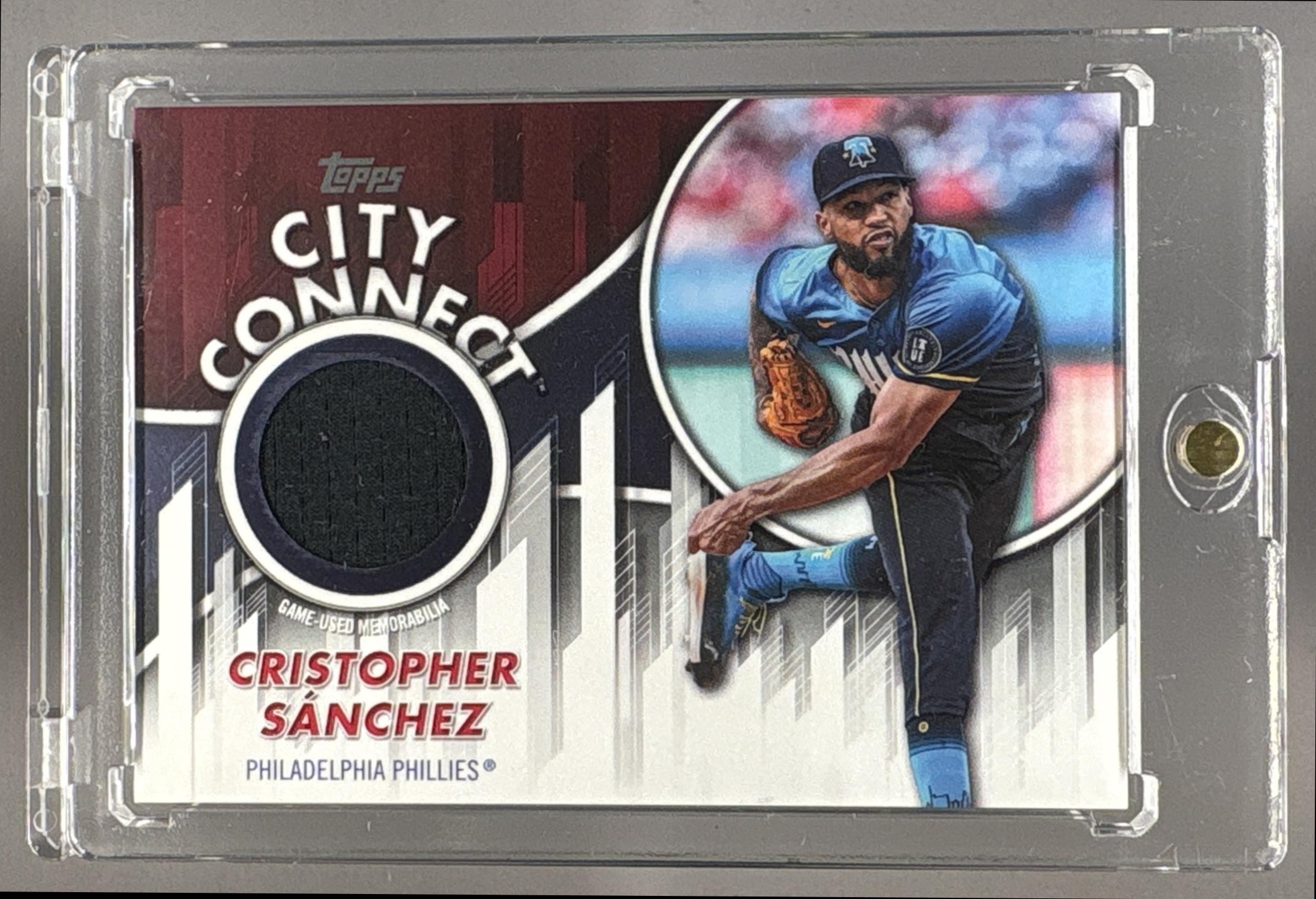 2026 TOPPS SERIES 2 CRISTOPHER SANCHEZ #CC2-CS CITY CONNECT SWATCH PATCH