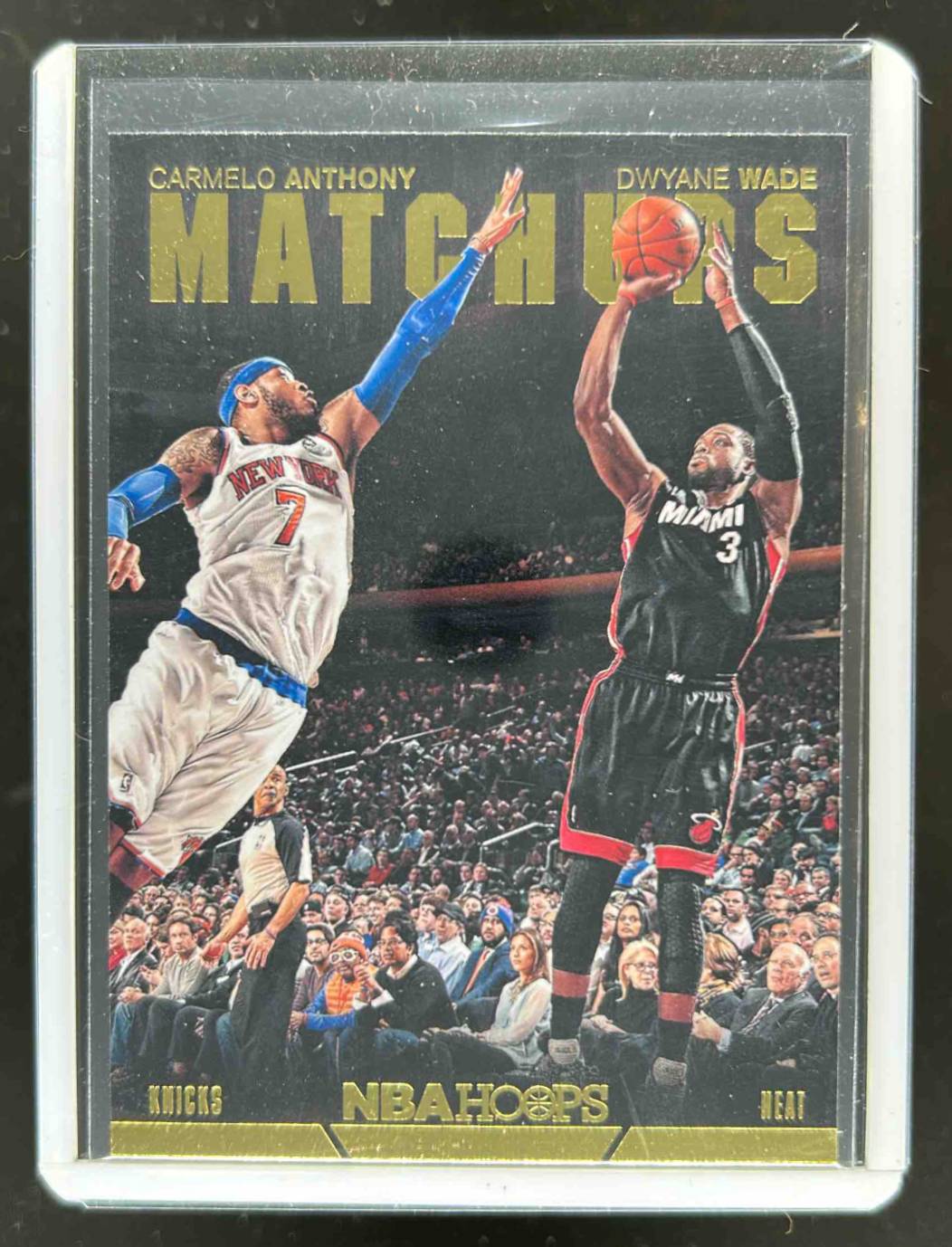 Card image for 2014-15 PANINI HOOPS CARMELO ANTHONY / DWYANE WADE MATCHUPS #9