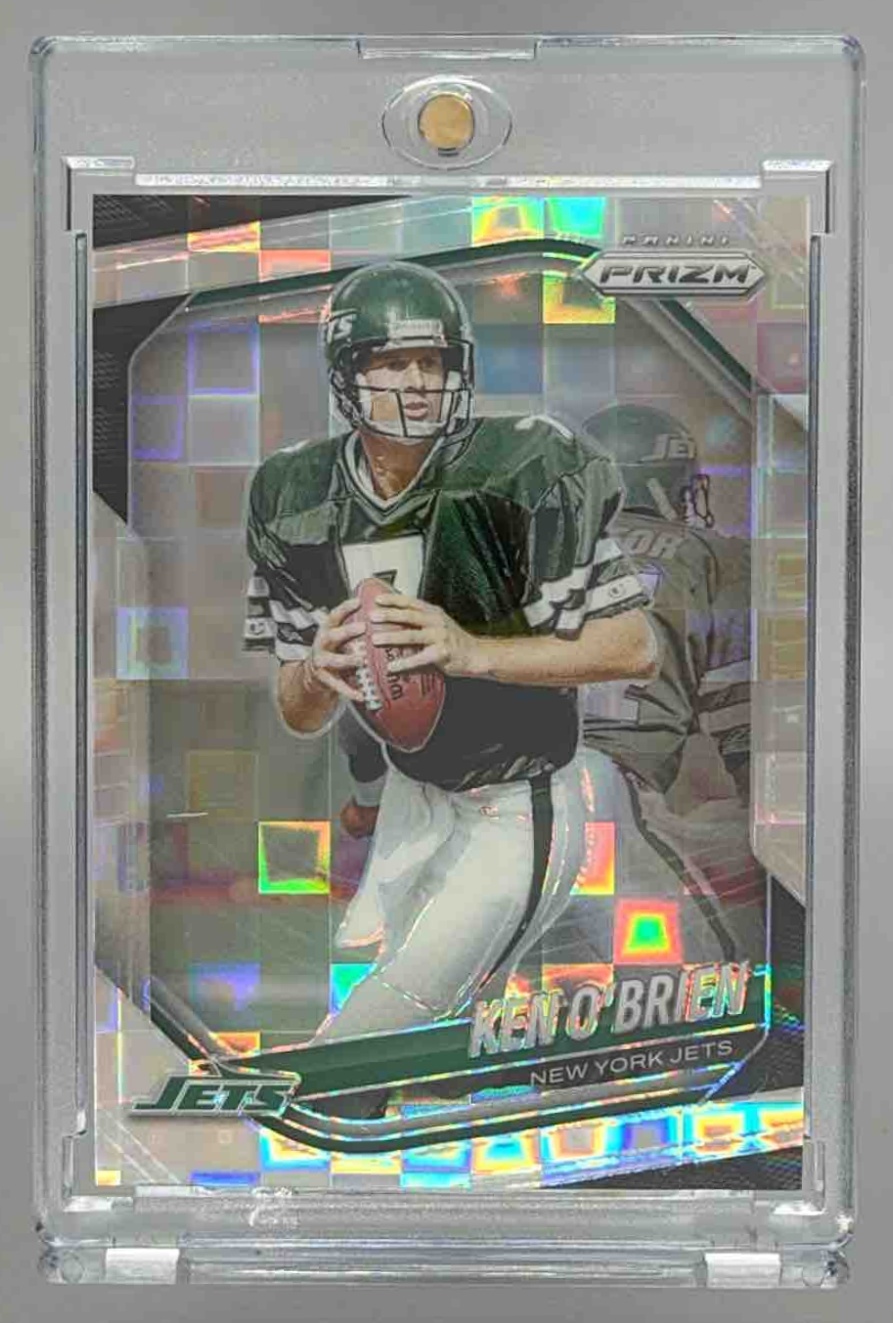 Card image for 2025 Panini Football Prizm Ken O'Brien #185 New York Jets