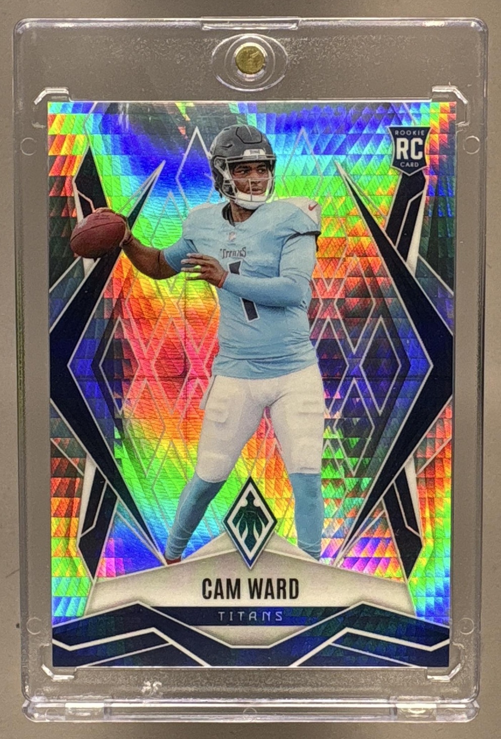 2025 PANINI PHOENIX CAM WARD #194 SILVER PYRAMIDS PRIZM RC TITANS