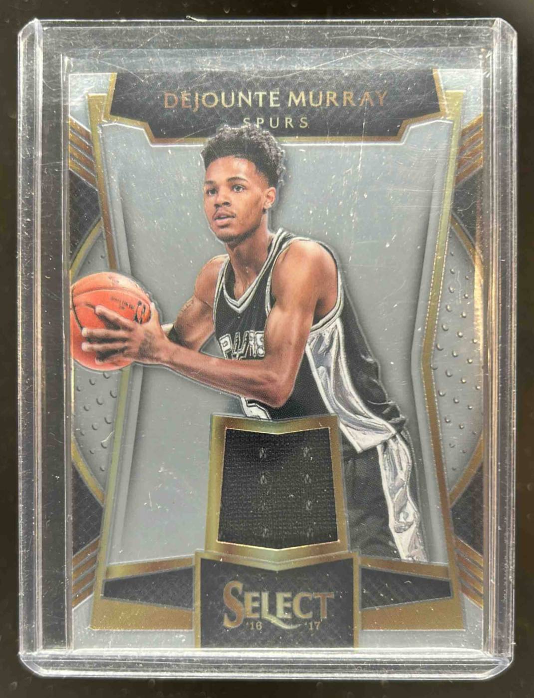 Card image for 2016-17 PANINI SELECT DEJOUNTE MURRAY ROOKIE SWATCHES #9 MEM RC ROOKIE