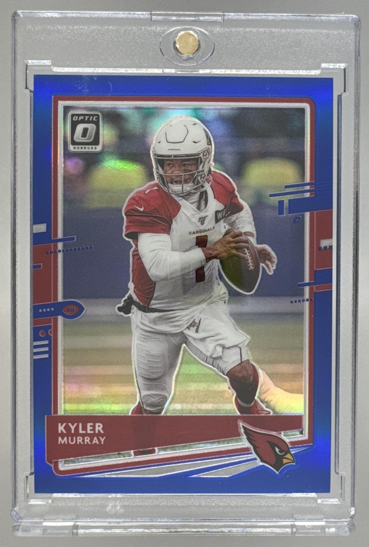 Card image for 2020 Panini Donruss Optic Kyler Murray Blue Prizm /179 #5 Cardinals