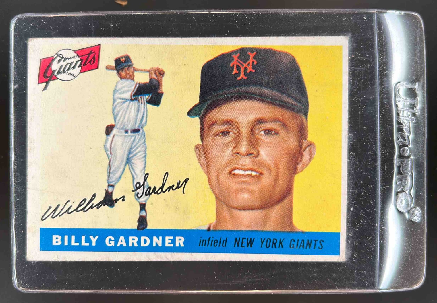 Card image for 1955 TOPPS BASEBALL BILLY GARDNER #27 RC NEW YORK GIANTS