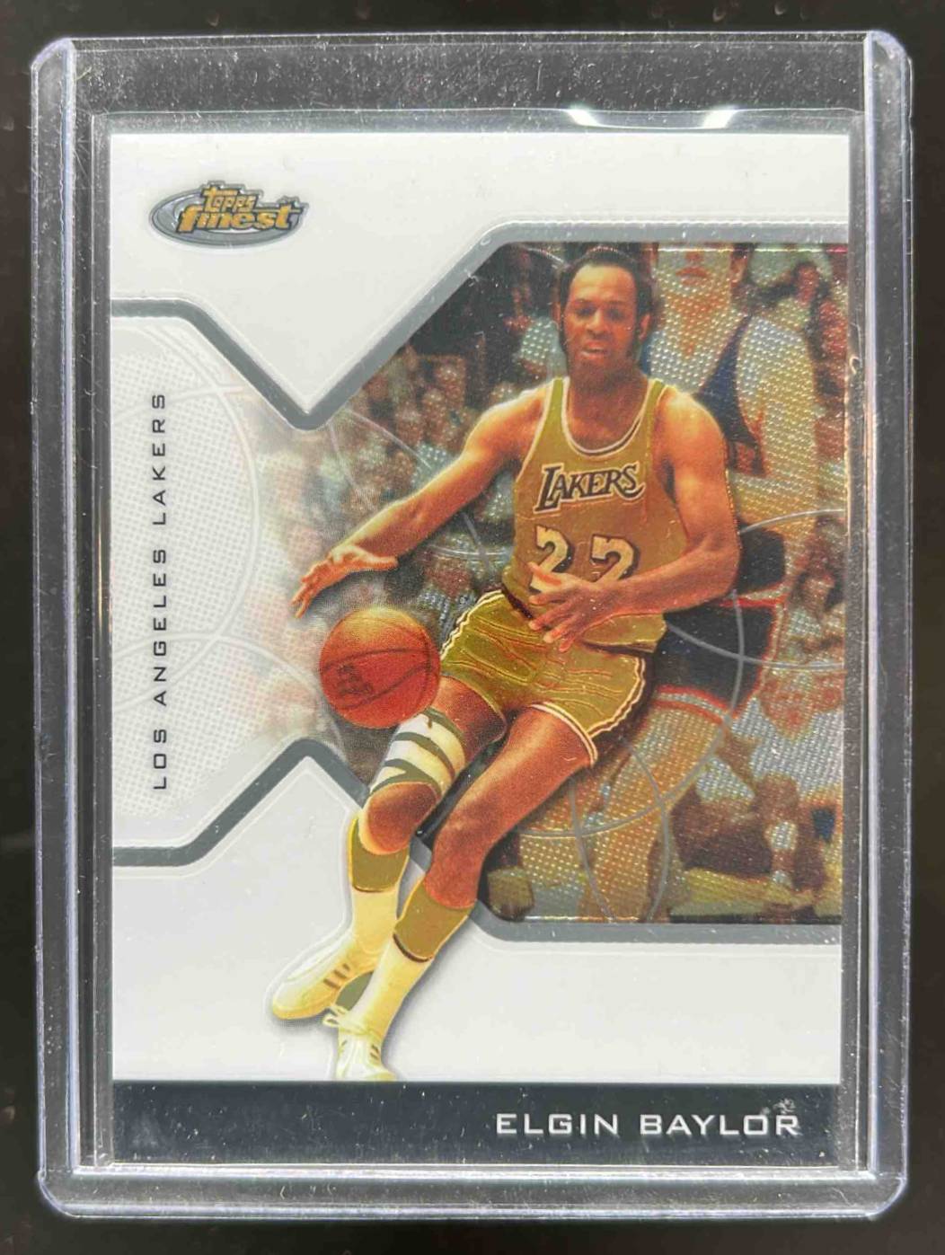 Card image for 2004-05 TOPPS FINEST ELGIN BAYLOR /400 #135 LOS ANGELES LAKERS