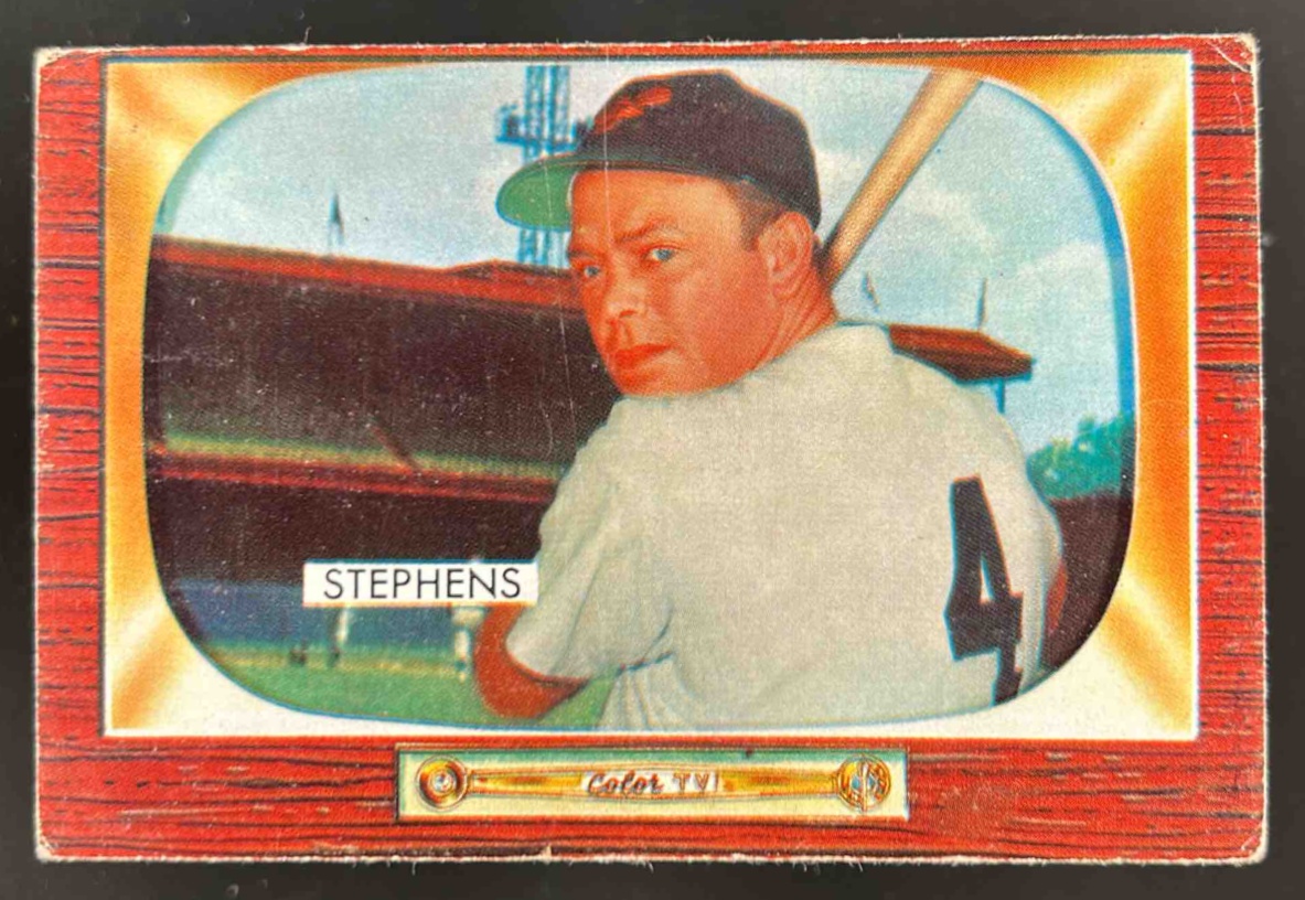 Card image for 1955 BOWMAN BASEBALL VERN STEPHENS #109 BALTIMORE ORIOLES