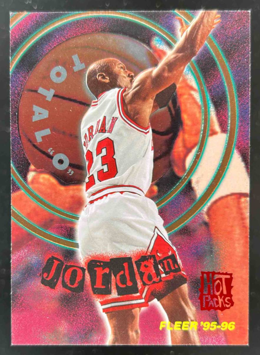 Card image for 1995-96 FLEER MICHAEL JORDAN TOTAL O HOT PACK #2 CHICAGO BULLS