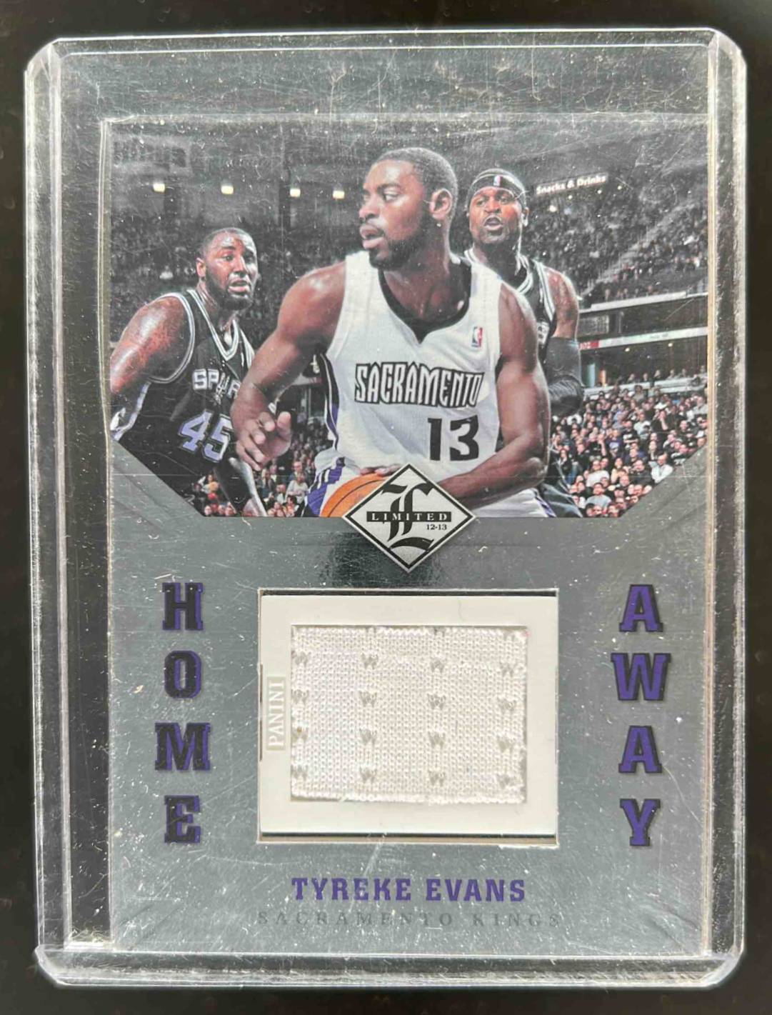 Card image for 2012-13 Panini Limited Tyreke Evans Home and Away Materials 71 /99 #19