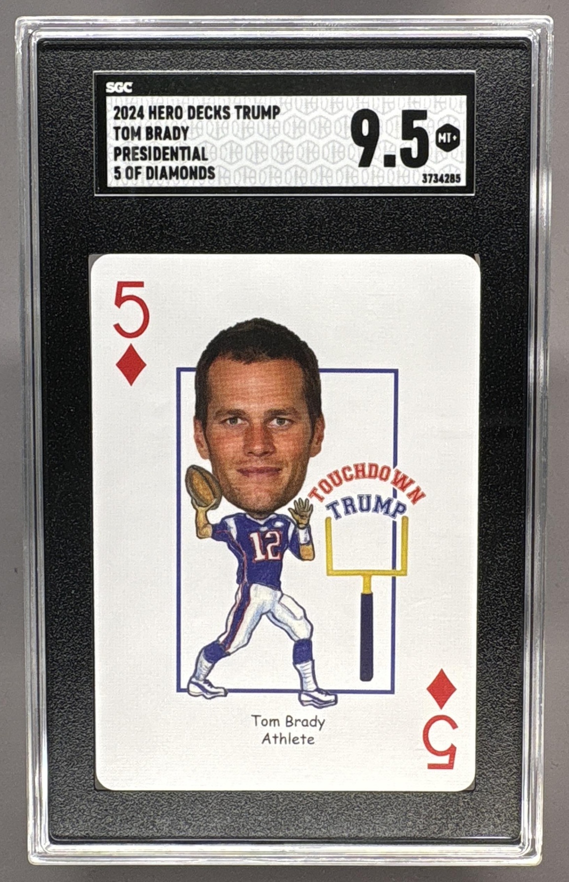 2024 HERO DECKS TOM BRADY PRESIDENTAL SGC 9.