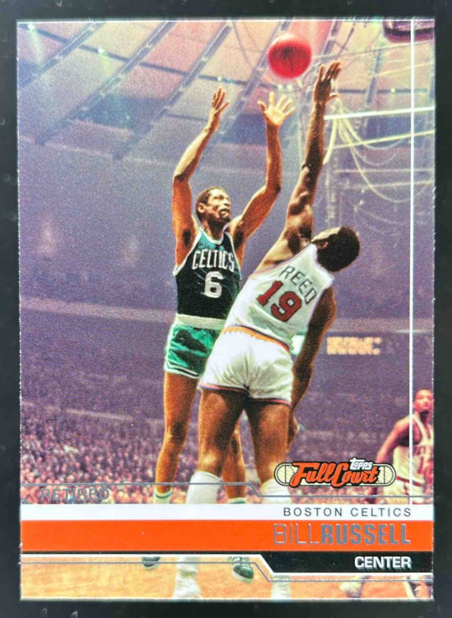 Card image for 2006-07 TOPPS FULL COURT BILL RUSSELL #100 BOSTON CELTICS