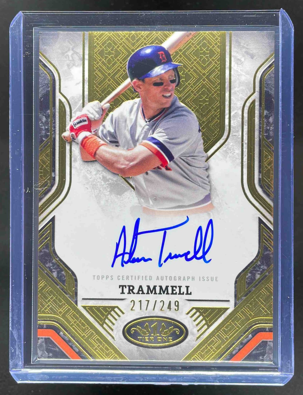 Card image for 2025 Topps Tier One Alan Trammell Prime Performers Auto /299 #PPA-AT