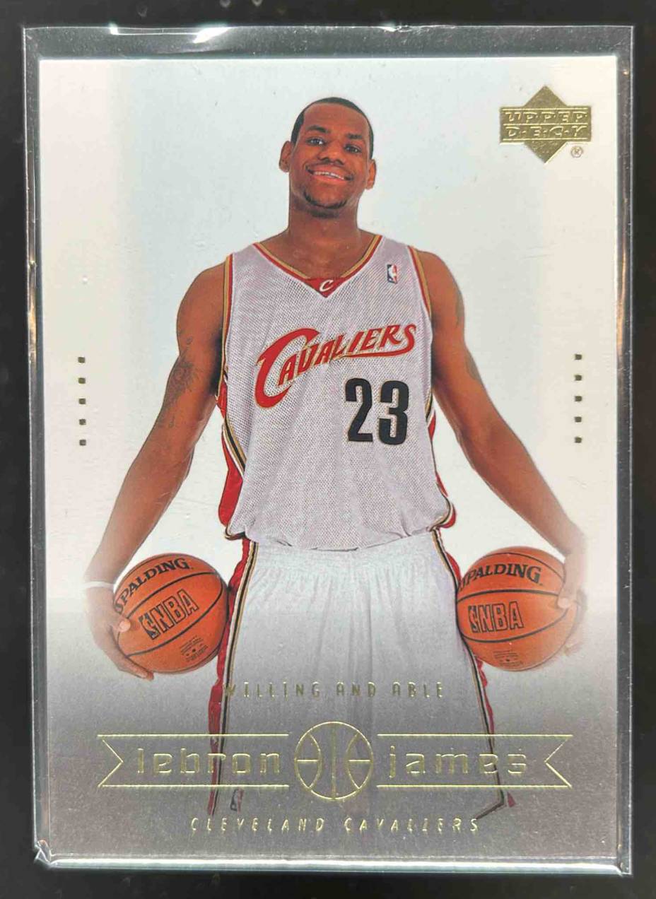 Card image for 2003-04 UPPER DECK LEBRON JAMES BOX SET #12 RC ROOKIE CLEVELAND CAVALIERS