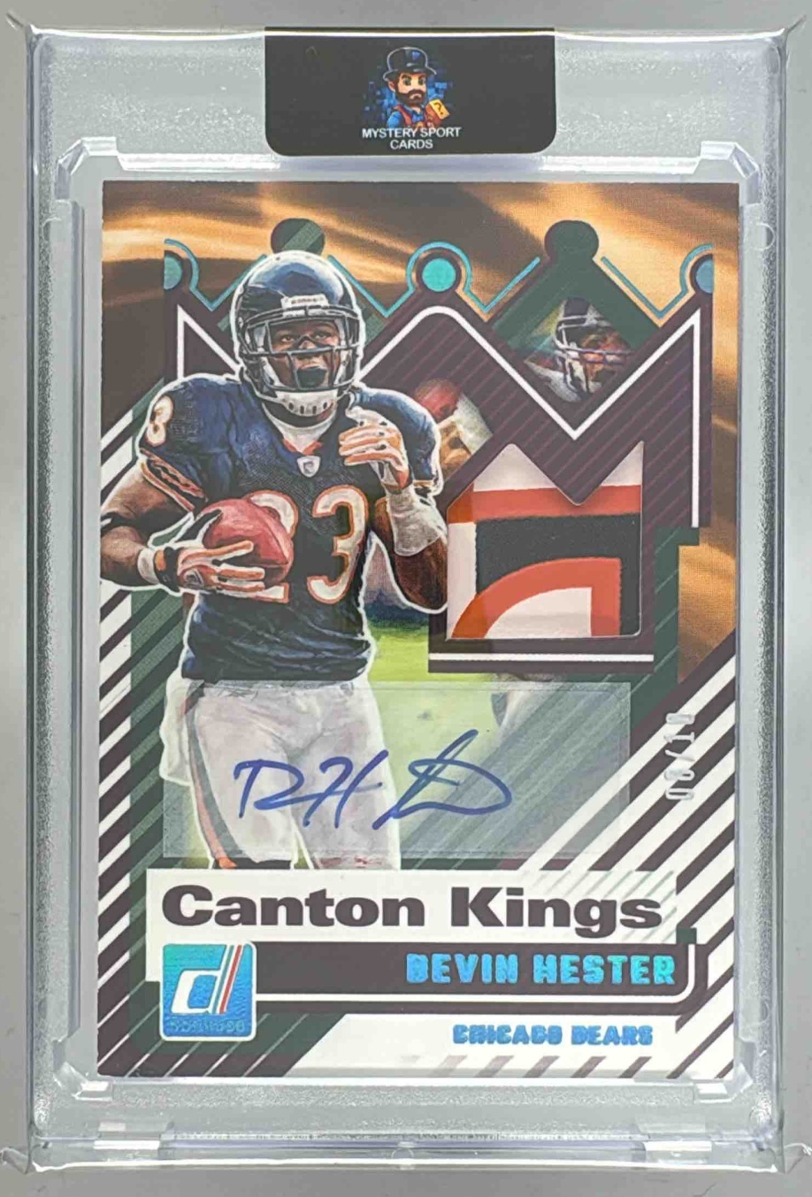 Card image for 2025 Panini Donruss Devin Hester Canton Kings Auto /10 #CK-DHR Bears