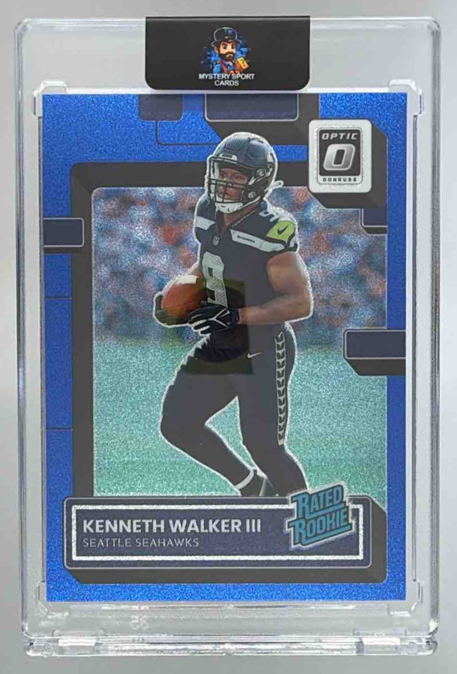 Card image for 2022 Panini Donruss Optic Kenneth Walker III #218 RC Rated Rookie Seahawks