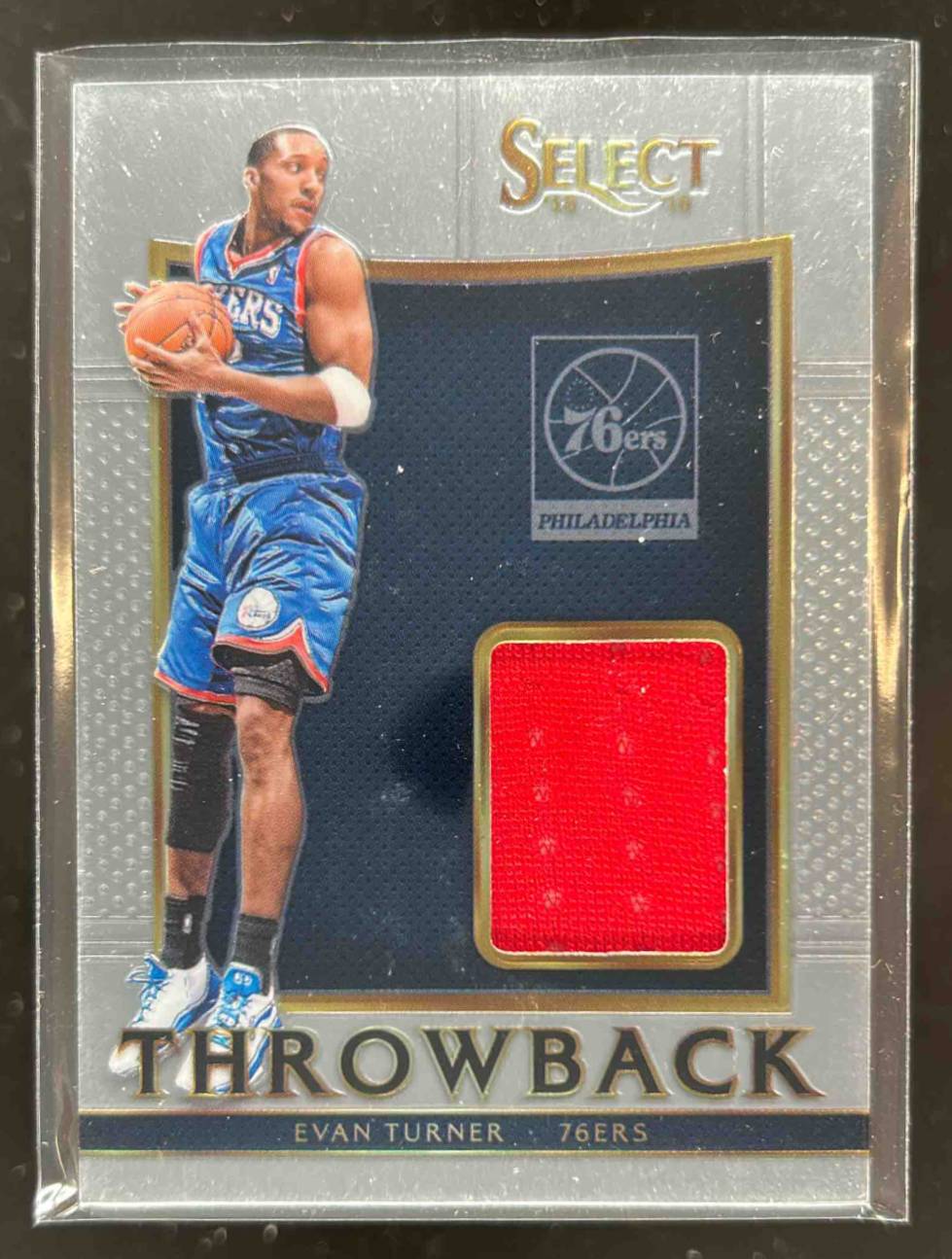 Card image for 2015-16 Panini Select Evan Turner Throwback Memorabilia 12 /149 #25