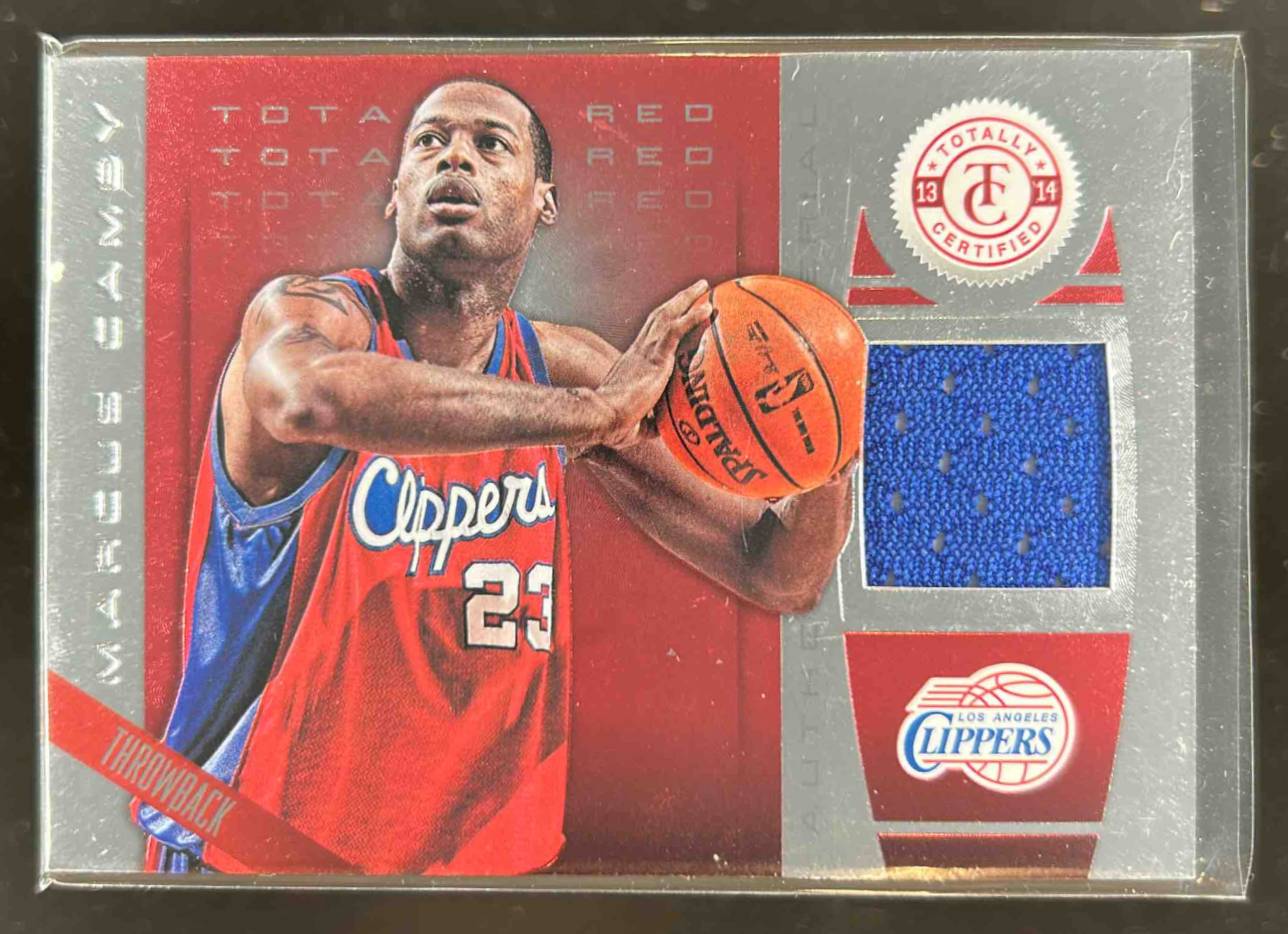 Card image for 2013-14 Panini Totally Certified Marcus Camby Materials Red 6 /199 #164