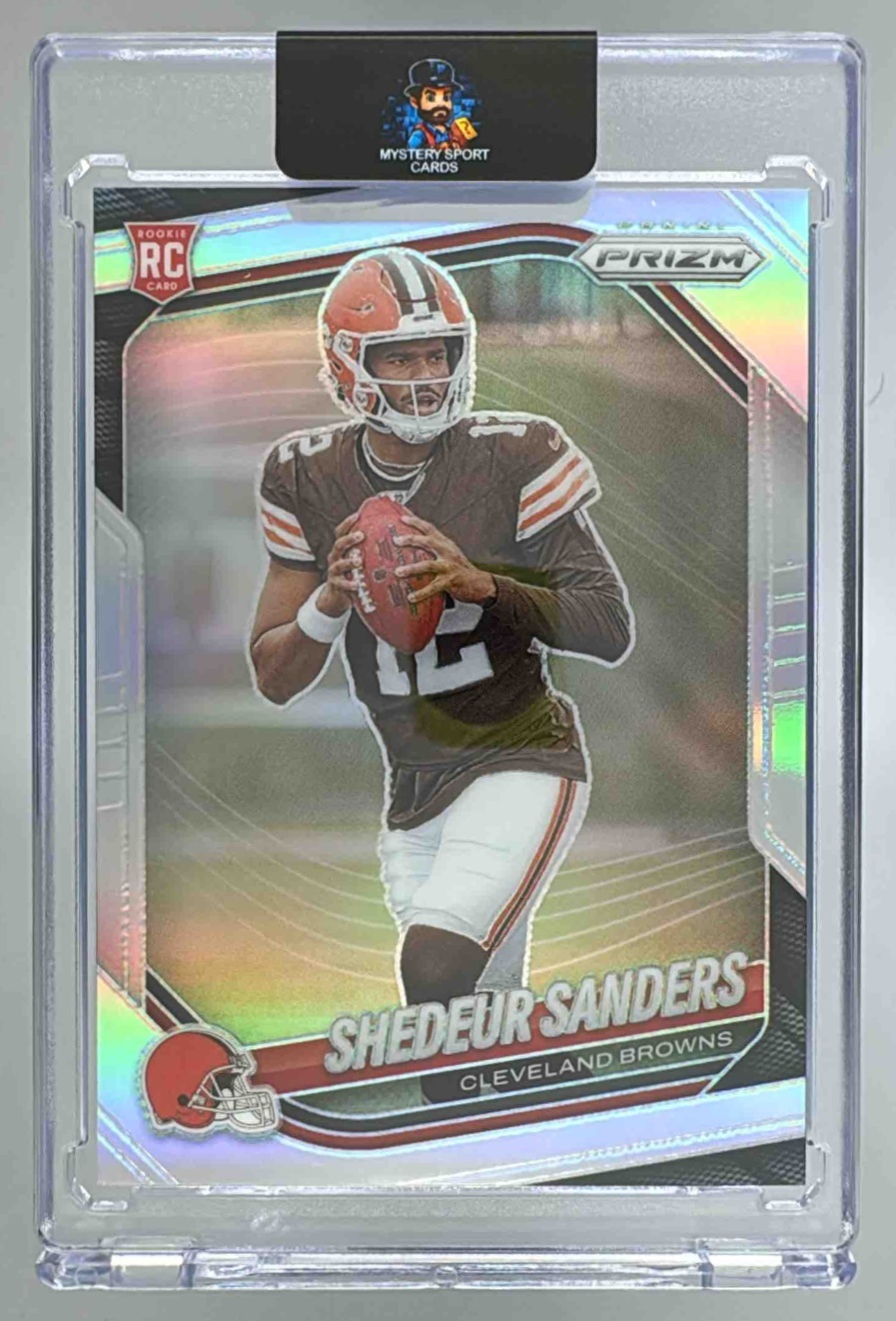 Card image for 2025 Panini Football Prizm Shedeur Sanders #302 RC Cleveland Browns