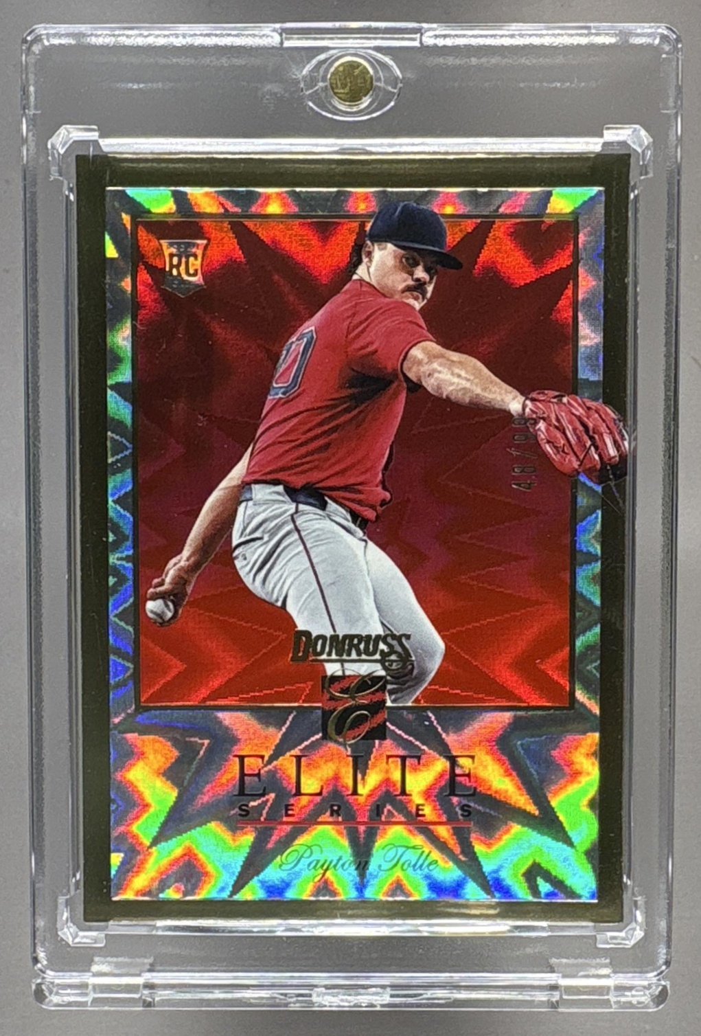 2026 PANINI DONRUSS PAYTON TOLLE #13 ELITE SERIES PINK ICE 46/99 RED SOX RC