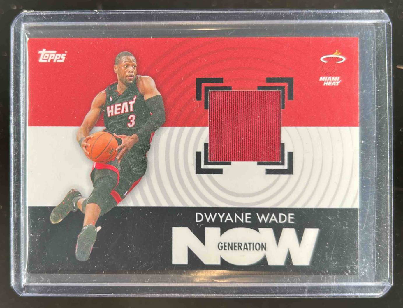 Card image for 2007-08 TOPPS DWYANE WADE GENERATION NOW RELICS #GNR-DW MIAMI HEAT